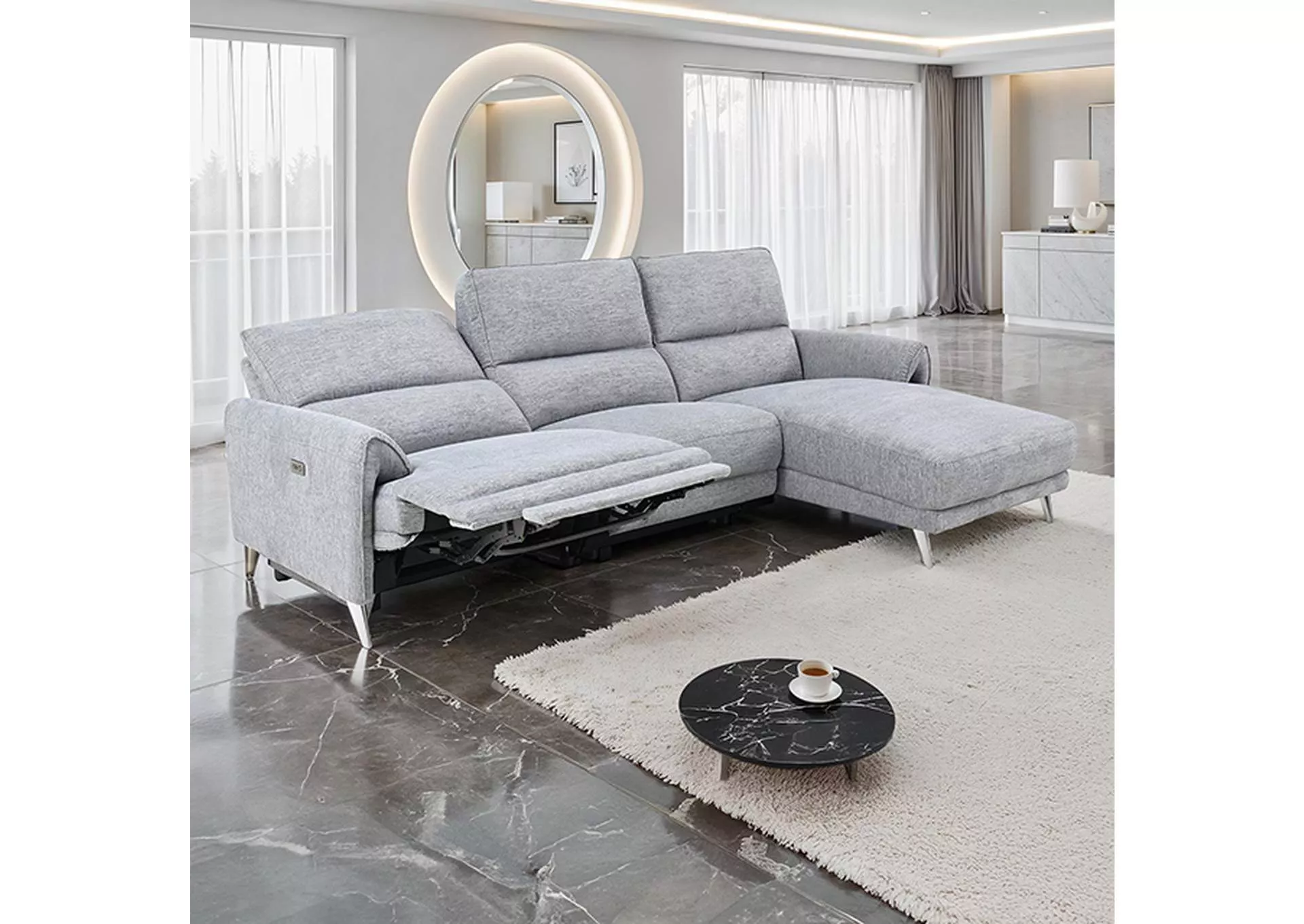 Brande - Power Sectional, Right Chaise