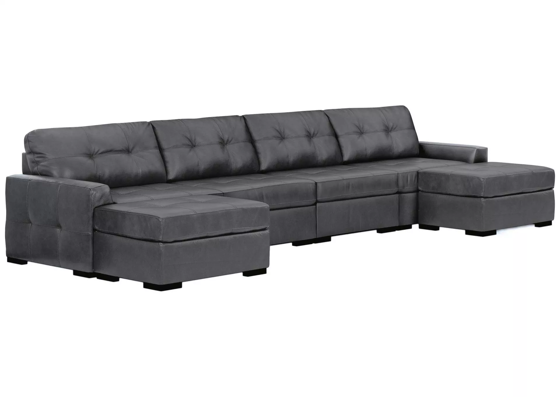 Brindley Pier 4-Piece Sectional with Ottoman