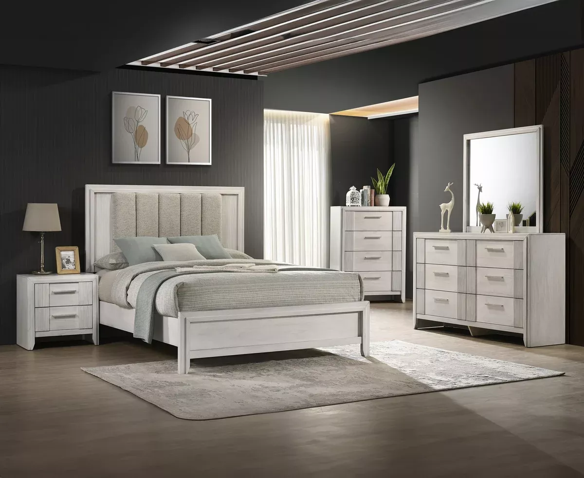 CARLTON NIGHT STAND WHITE MIST