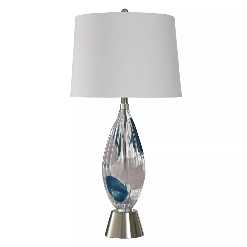 Cascade Art Glass Table Lamp