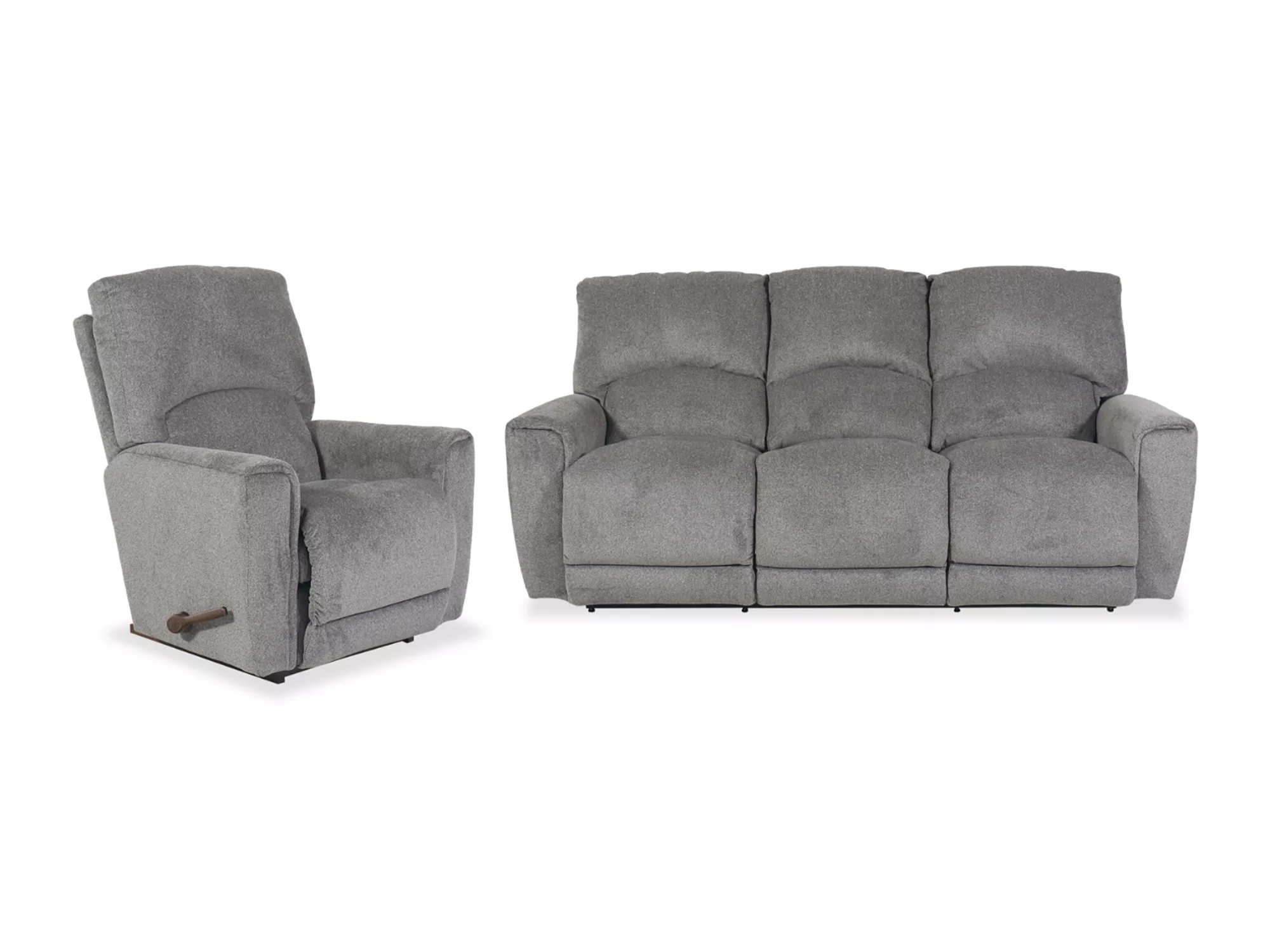 Cassian Charcoal Sofa & Recliner