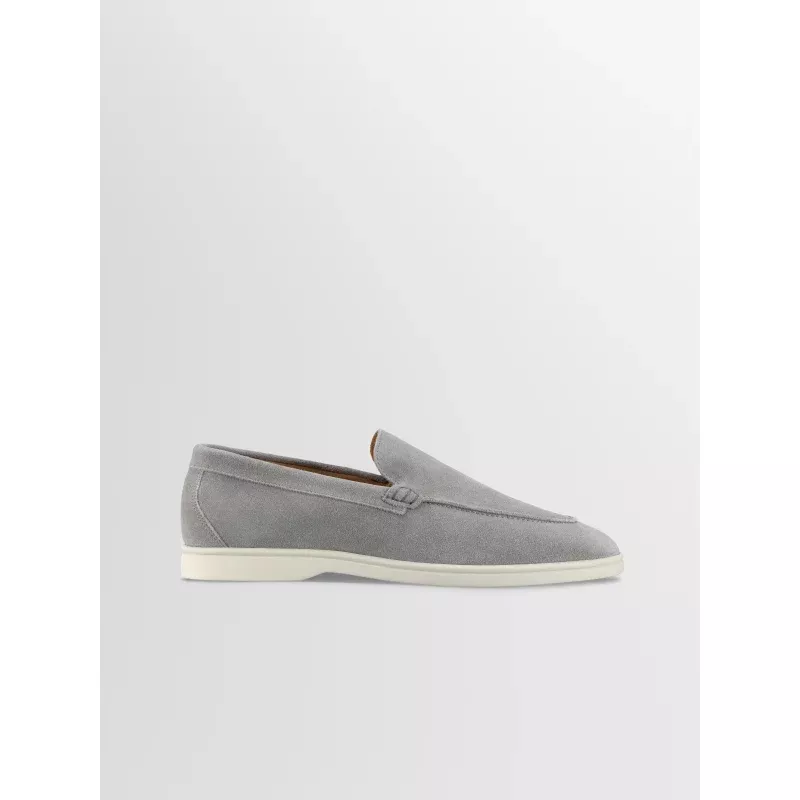 Catania Suede Loafer in Grey