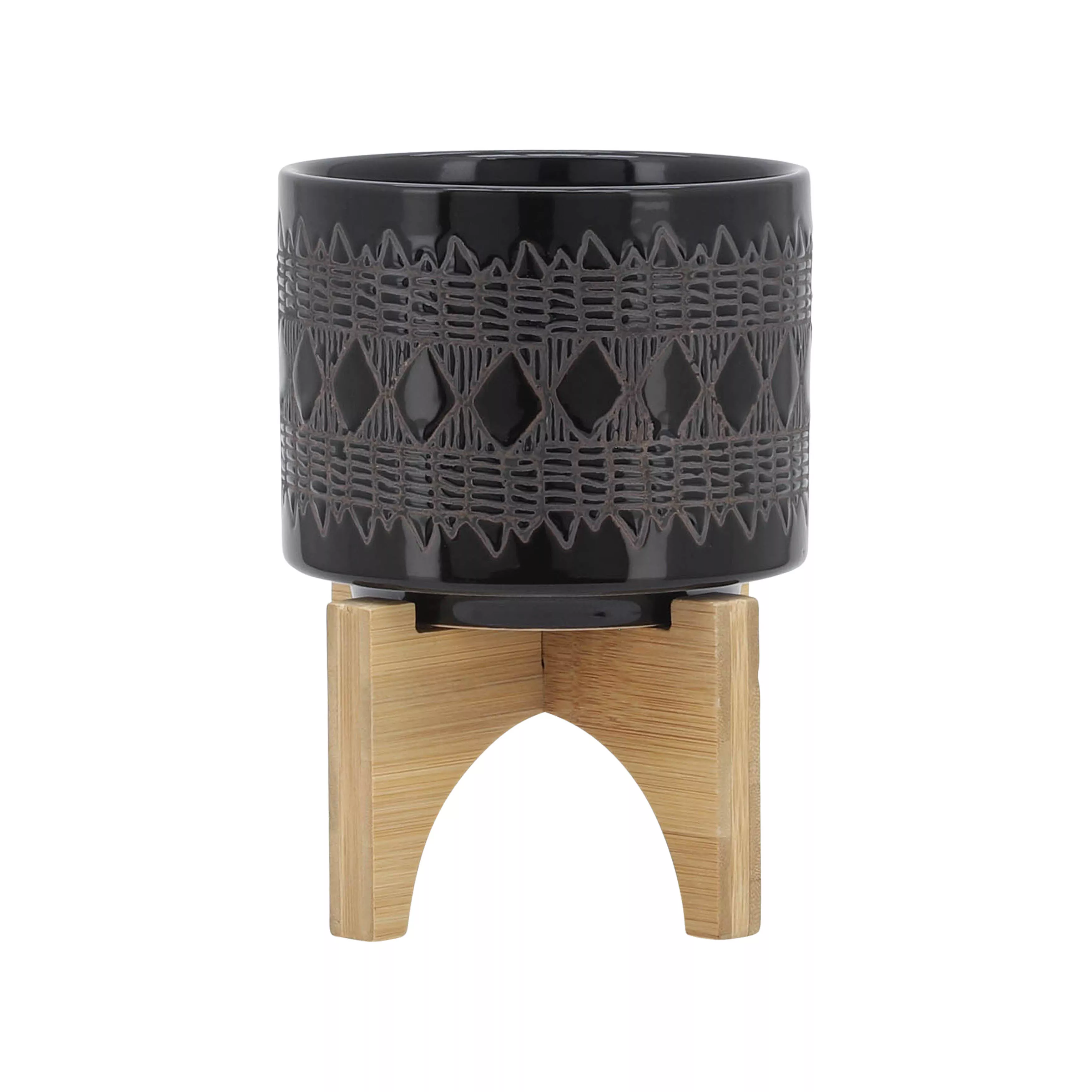 Ceramic 5" Aztec Planter