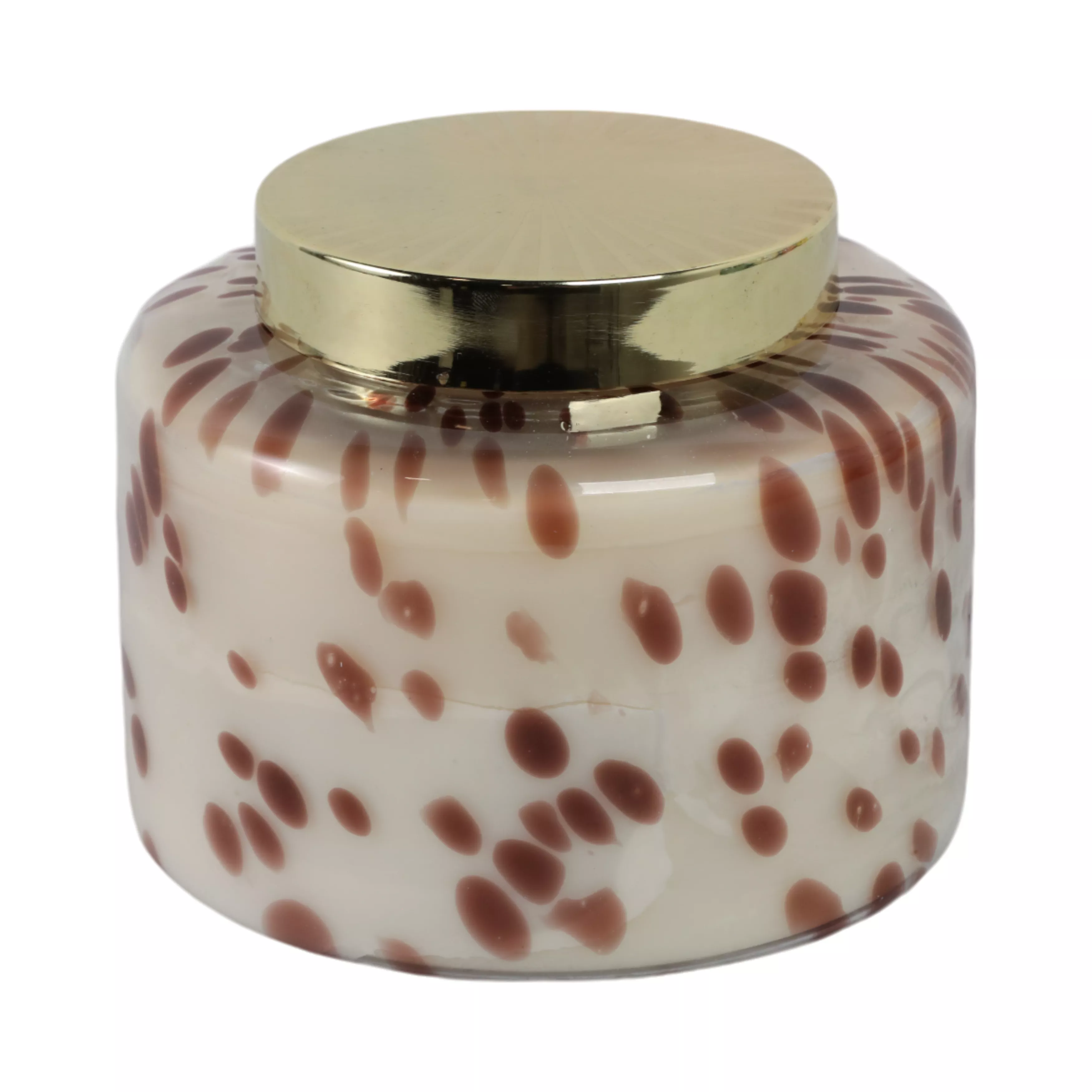 Cinnamon Speckle Lidded Candle