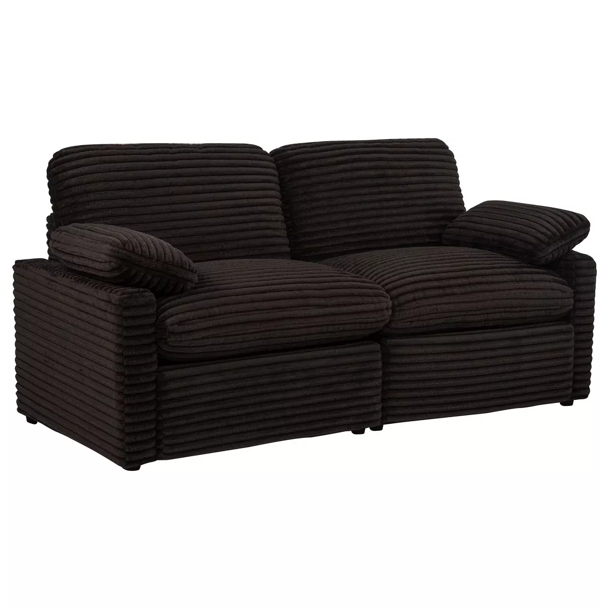 Collins Modular Power Loveseat Chocolate Brown