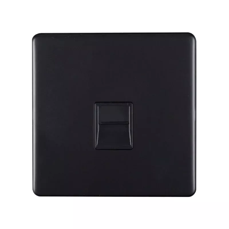 Concealed 3mm Telephone Master - Matt Black