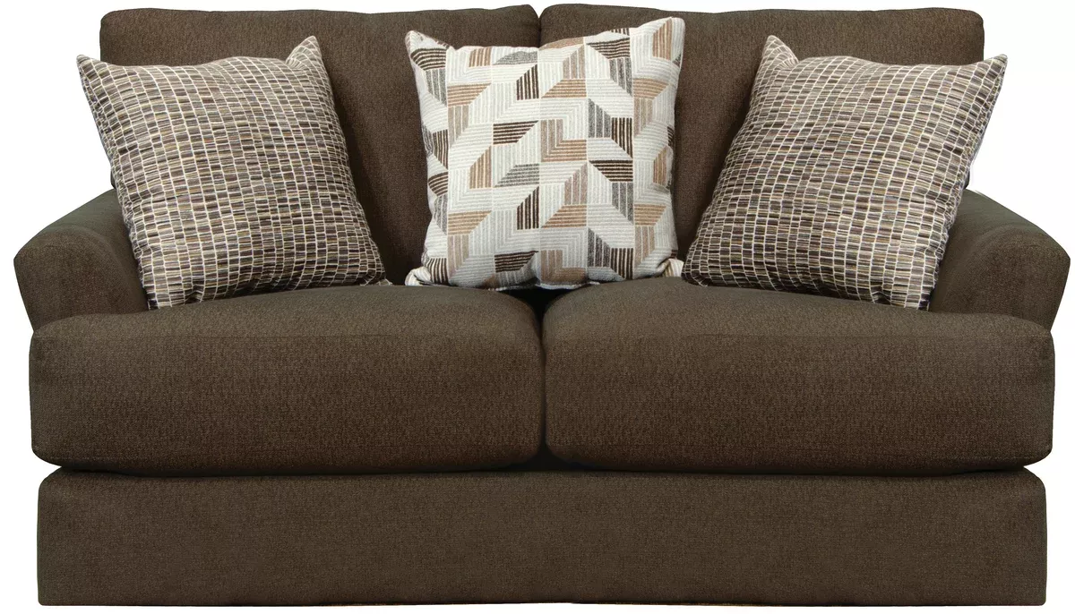 Copeland Chocolate Reclining Loveseat