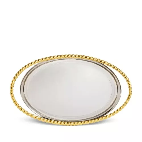 Corde Large Oval Platter by Jessica McCormack for L'Objet