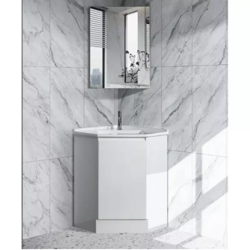 Corner Collection Freestanding Corner Bathroom Vanity