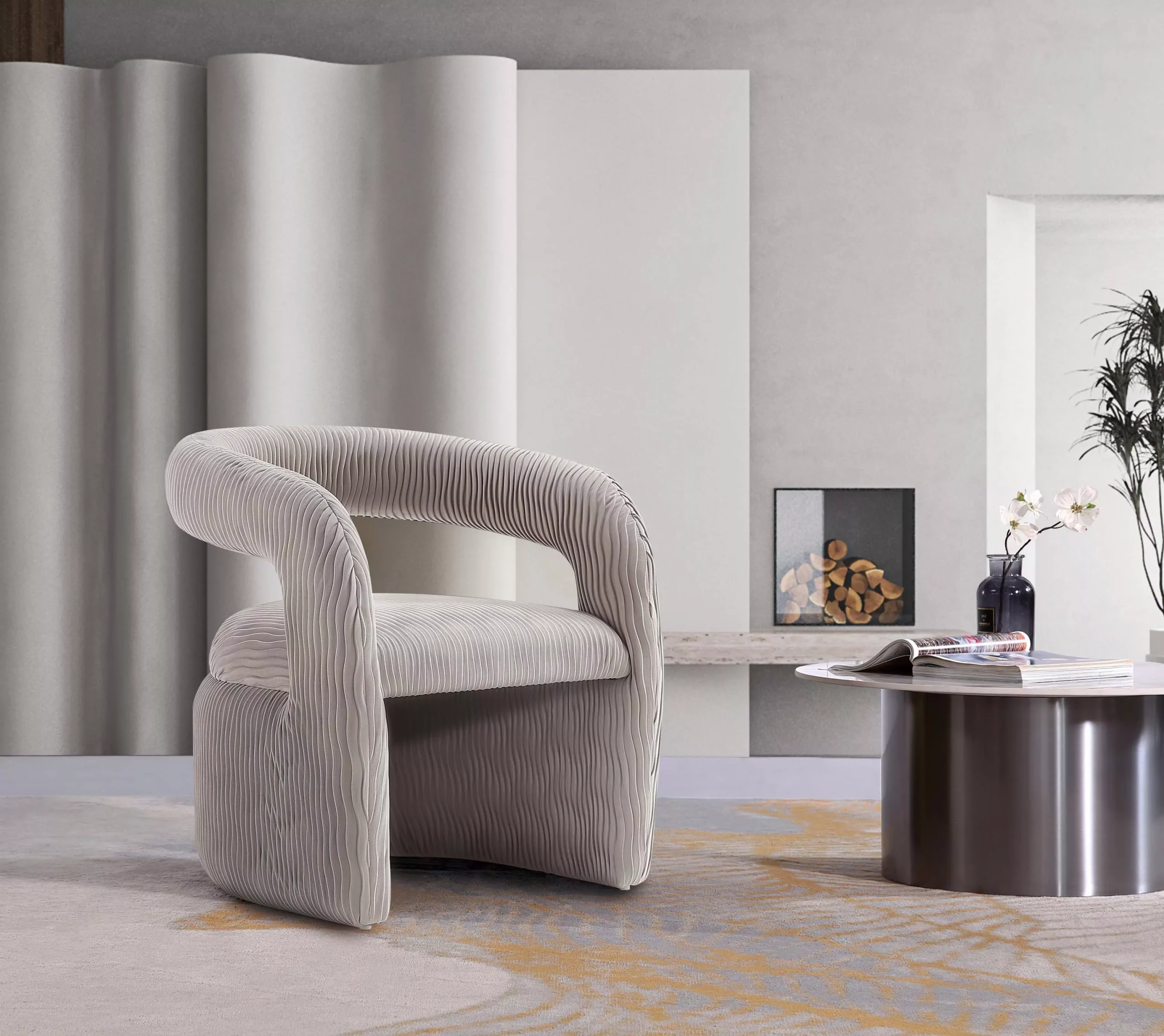 Corvette Gray Dining Chair