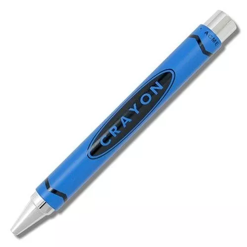 Crayon Chrome Retractable Rollerball Pen. Limited Edition by Acme Studio