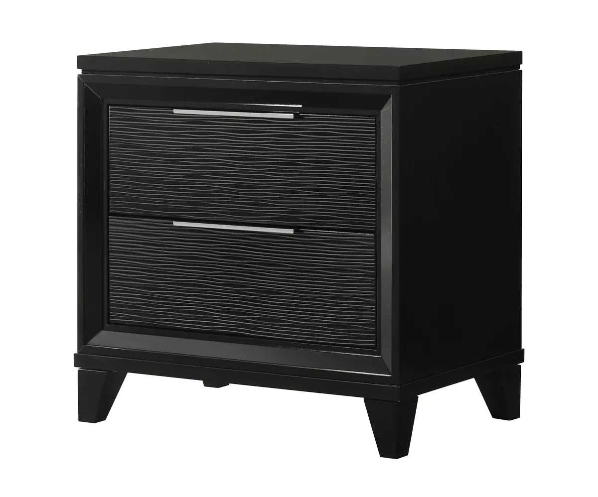 CRESSIDA NIGHT STAND - BLACK