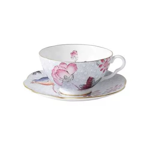 Cuckoo Tea Cup & Saucer Set, Blue by Wedgwood
