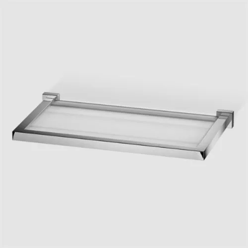 Decor Walther Corner GLA30 Shower Shelf with Frame, 12"