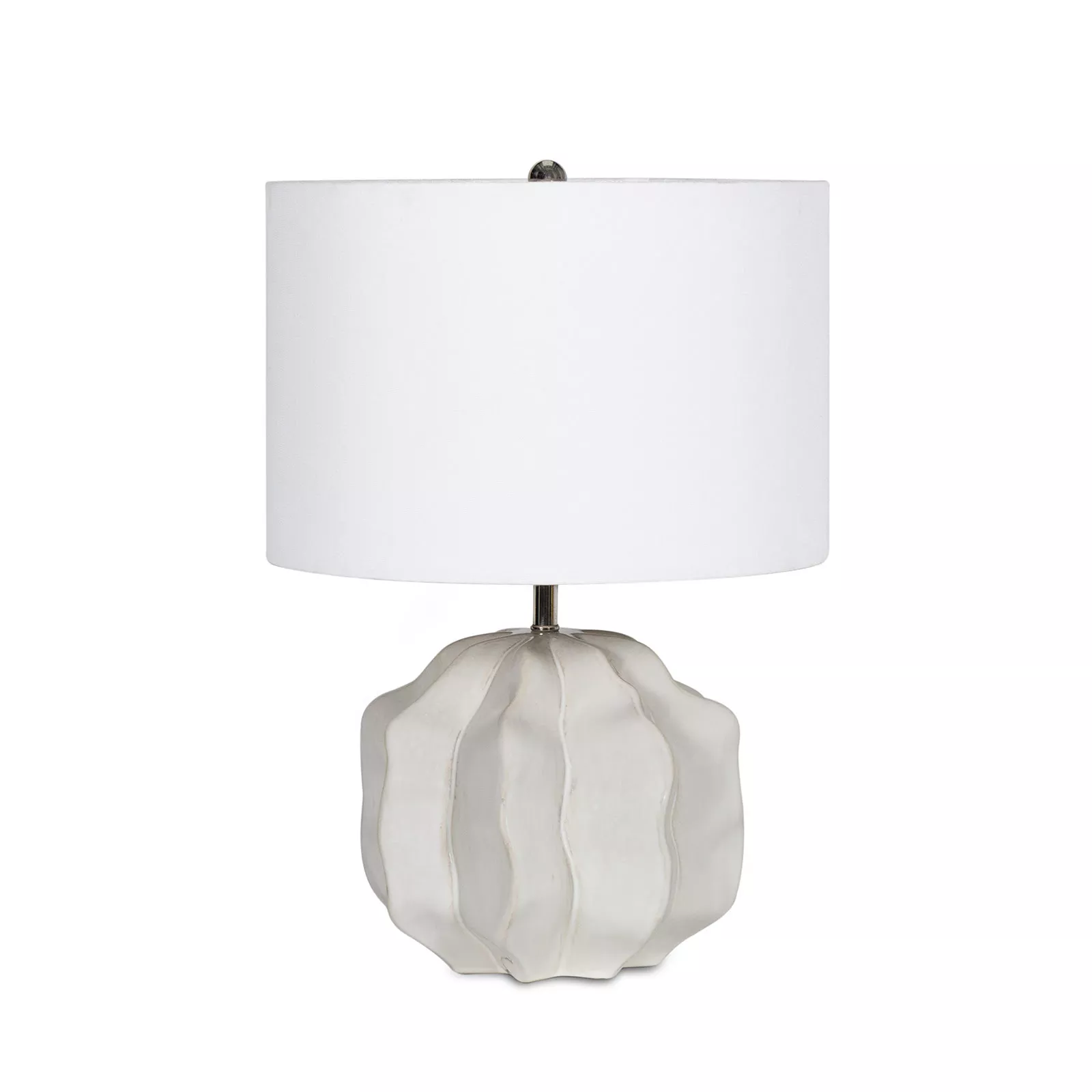 Destin Ceramic Mini Lamp Ivory