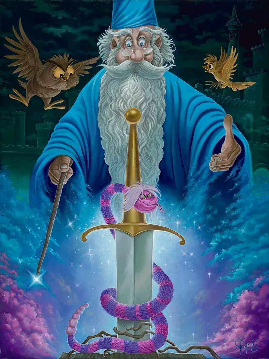 Disney Fine Art - Merlin's Domain