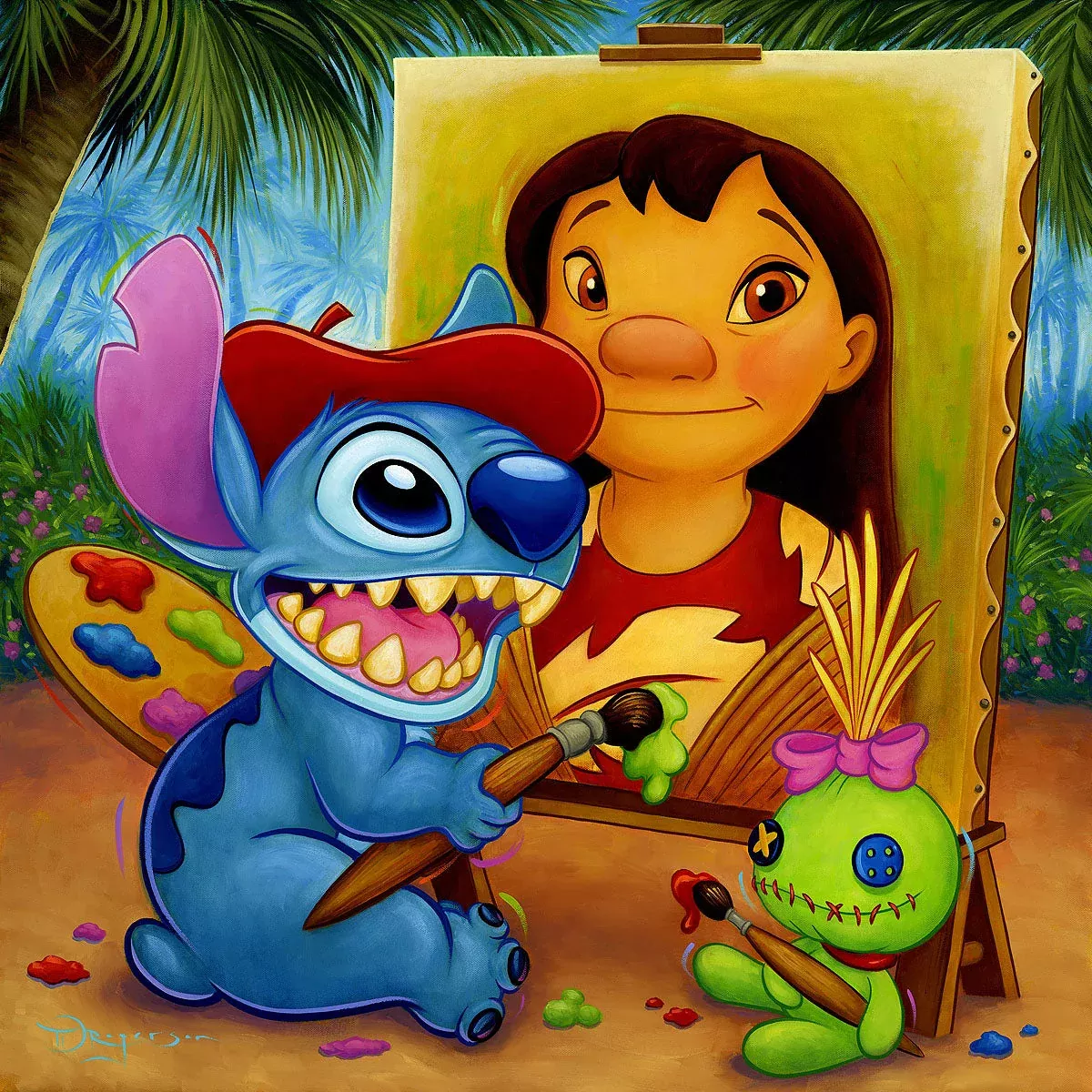 Disney Fine Art - The Mona Lilo