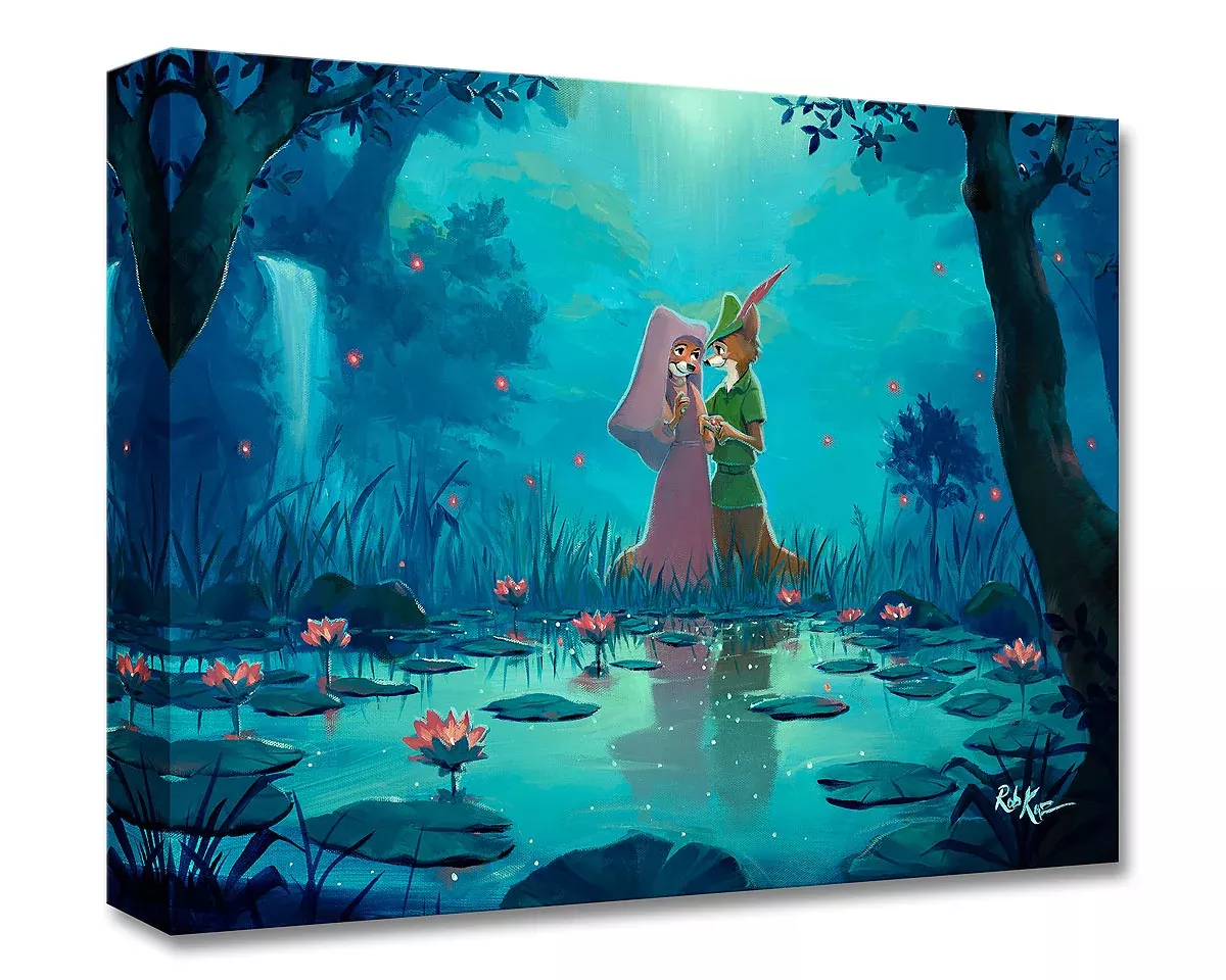 Disney Fine Art - Moonlight Proposal - Treasurers On Canvas