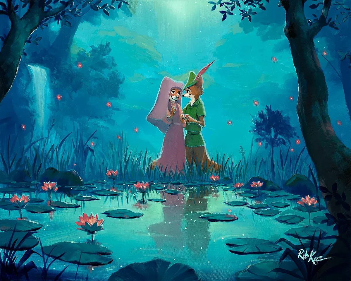 Disney Fine Art - Moonlight Proposal