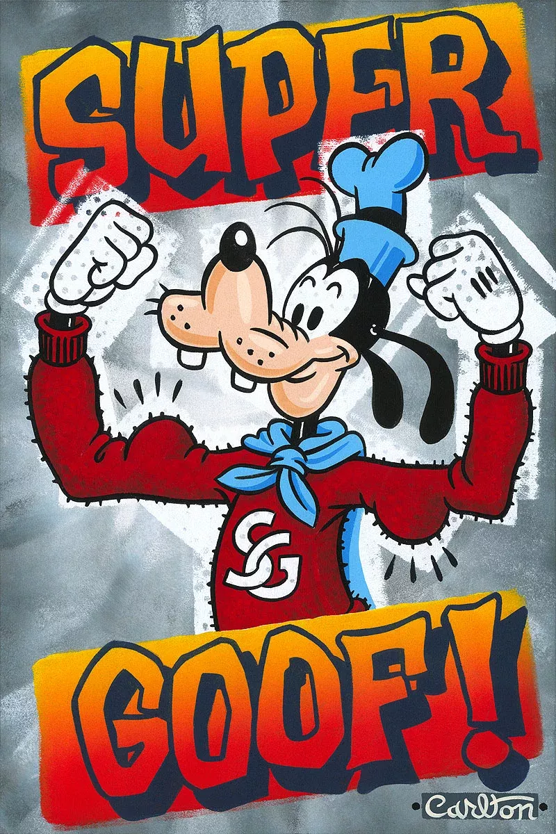 Disney Fine Art - Super Goof