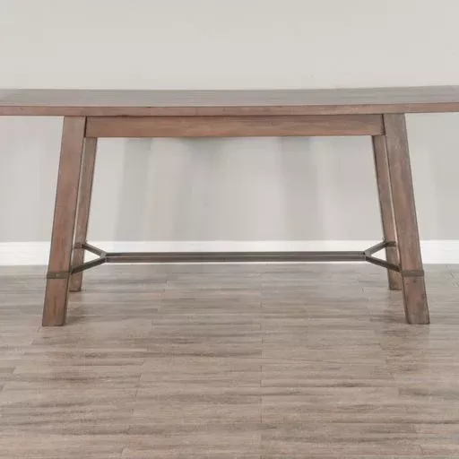 Doe Valley - Rectangular Counter Height Table - Light Brown