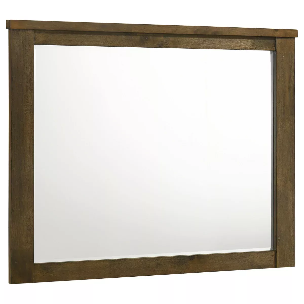 Doherty Rectangular Dresser Mirror Rustic Brown
