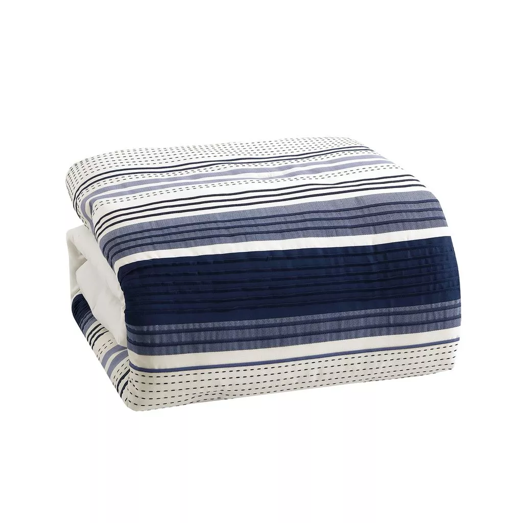 Dotted Stripe 5 pc King Comforter Set