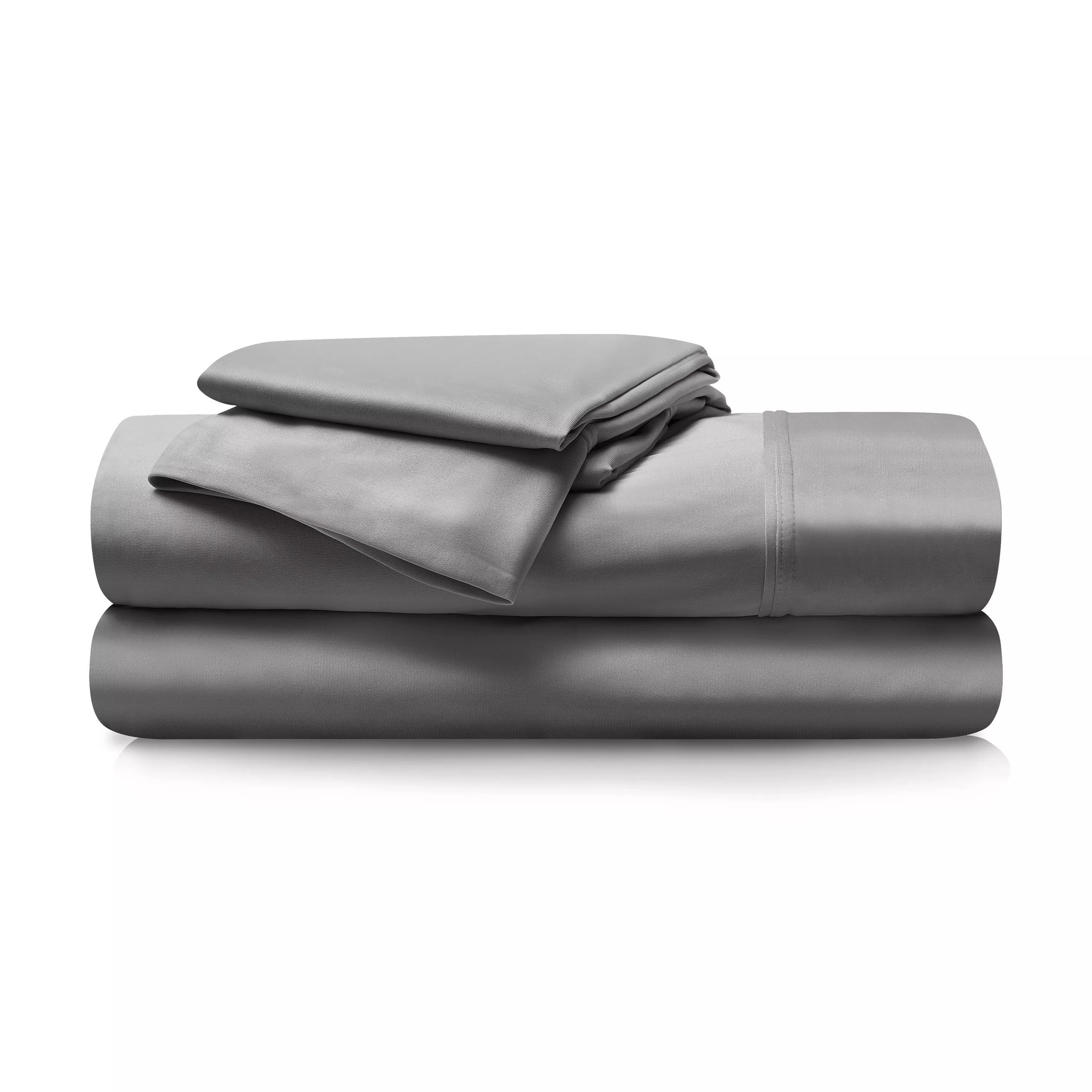 Dri-Tec Performance Split Head Queen Sheet Set in Gray