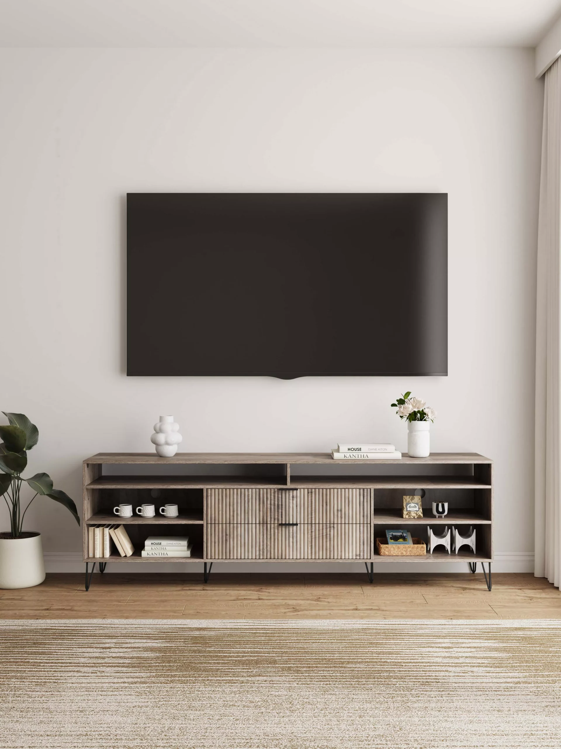 Dumbo Large TV Stand in Brown