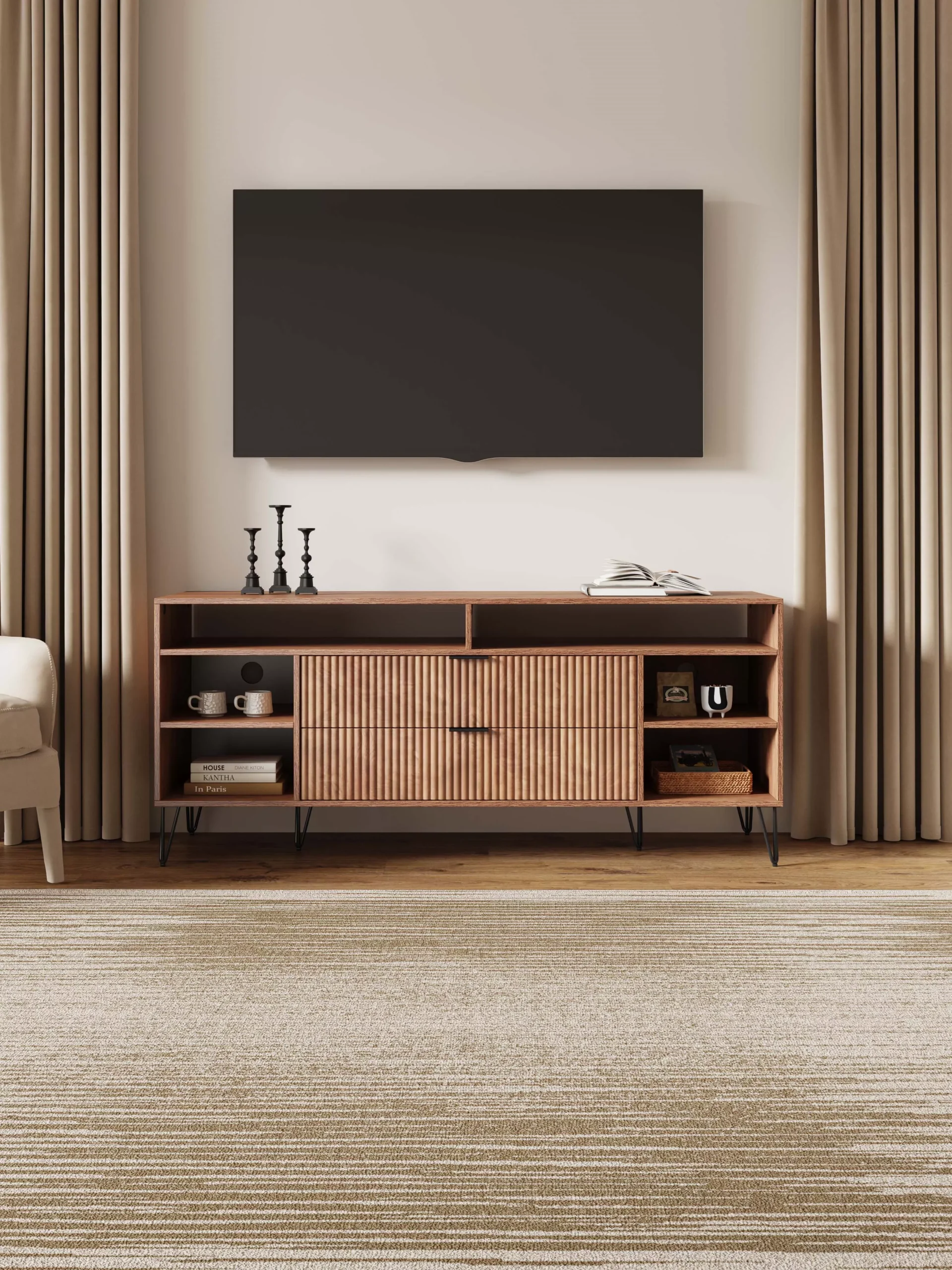 Dumbo Small TV Stand in Brown