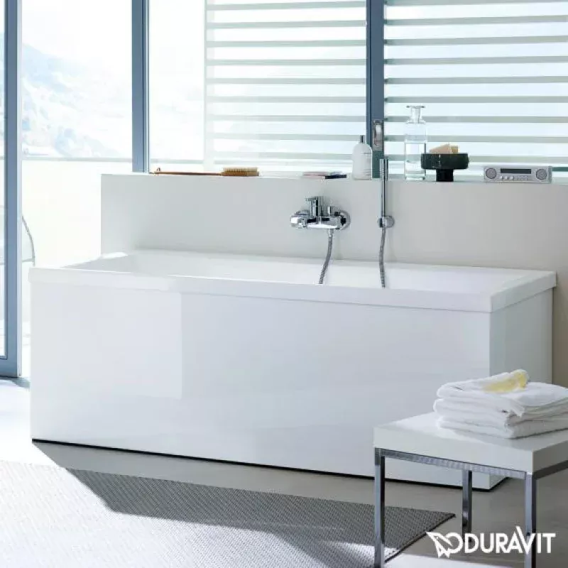 Duravit Vero rectangular bath, built-in