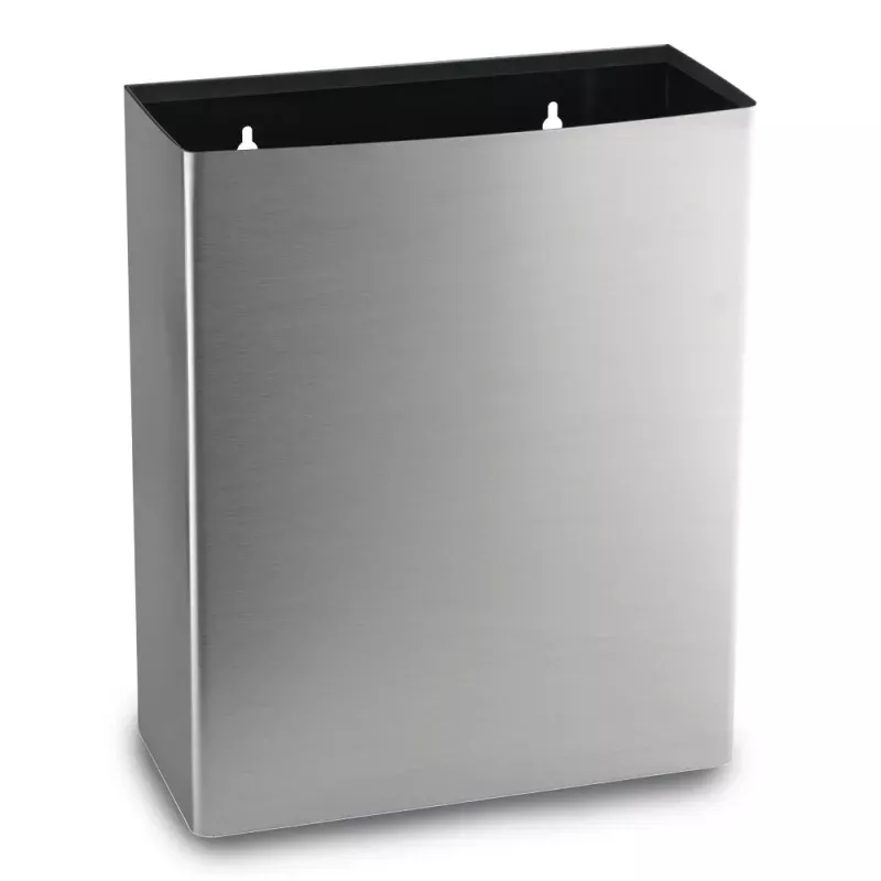 Ecoline Brushed Stainless Waste Bin ( Open Top ) 23L