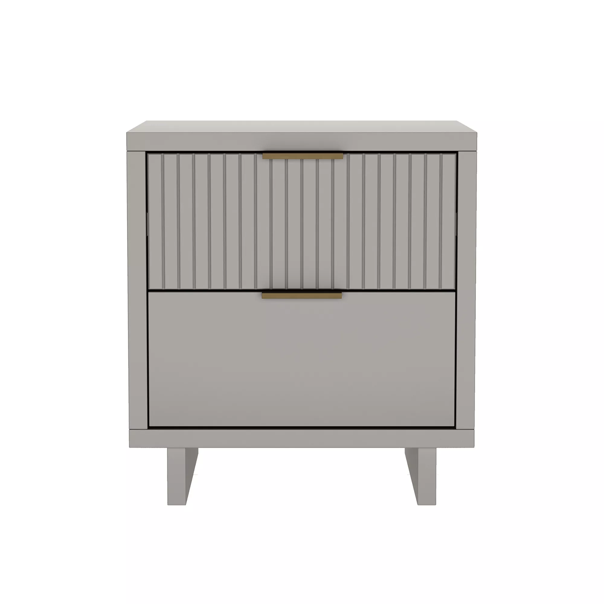 Elara Light Gray Nightstand