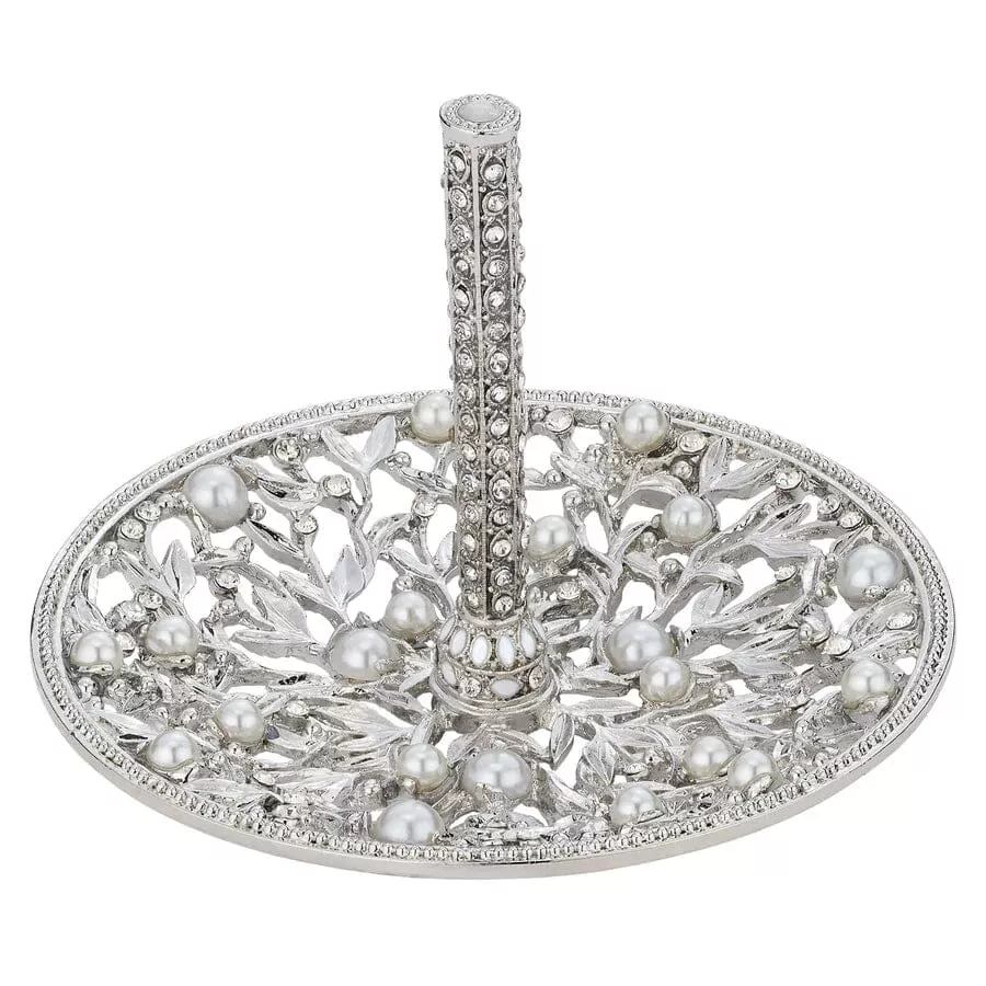 Eleanor Silver Ring Holder by Olivia Riegel