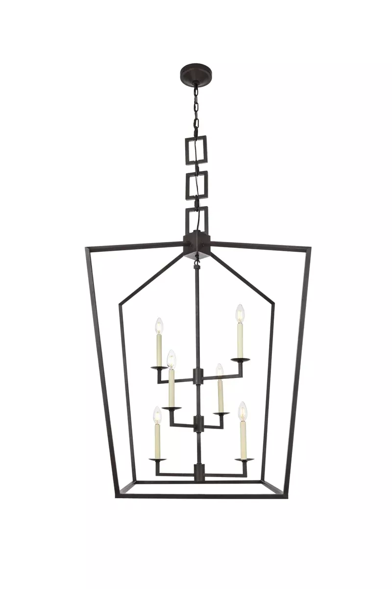 Elegant Lighting Chandelier 1512D29VB