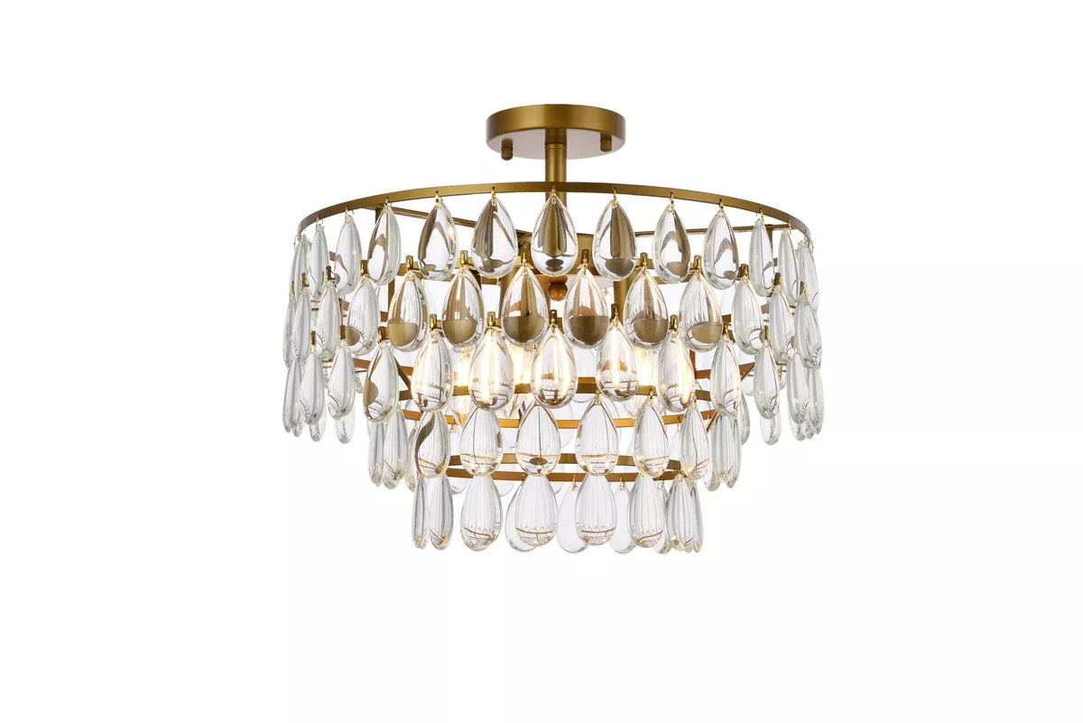 Elegant Lighting Flush Mount Light 1103F18BR