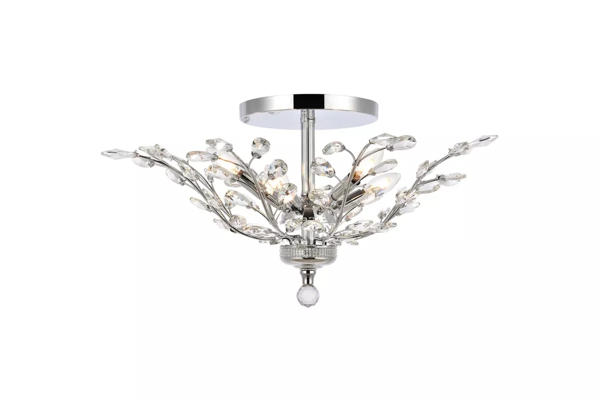 Elegant Lighting Flush Mount Light Elegant Cut V2011F27C/EC
