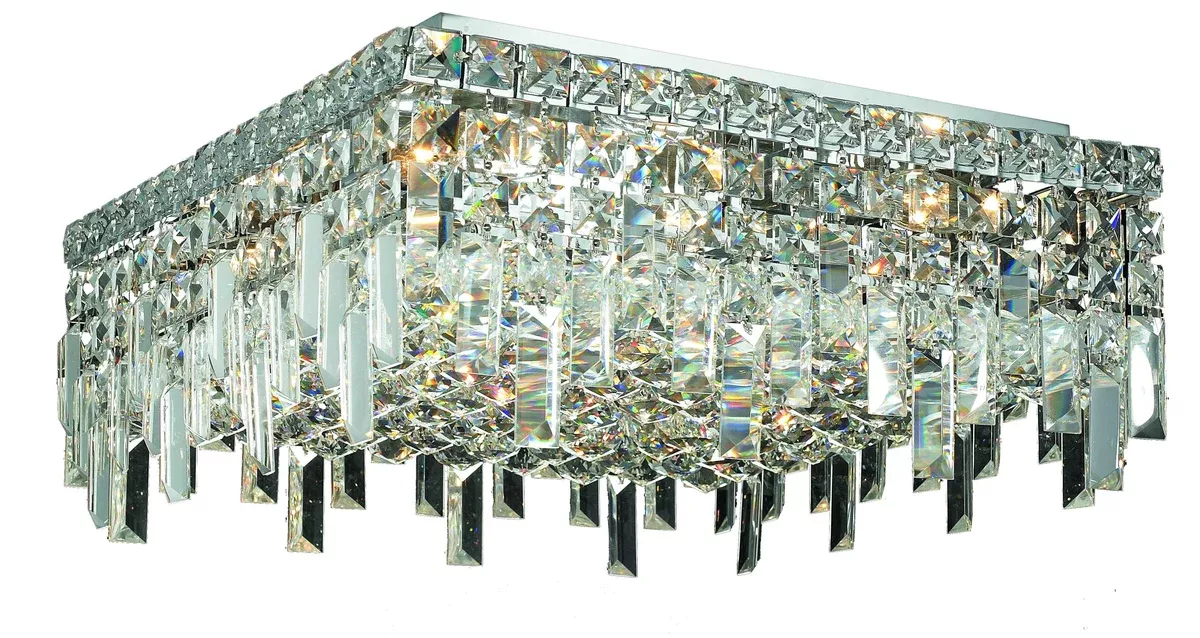 Elegant Lighting Flush Mount Light Elegant Cut V2033F16C/EC