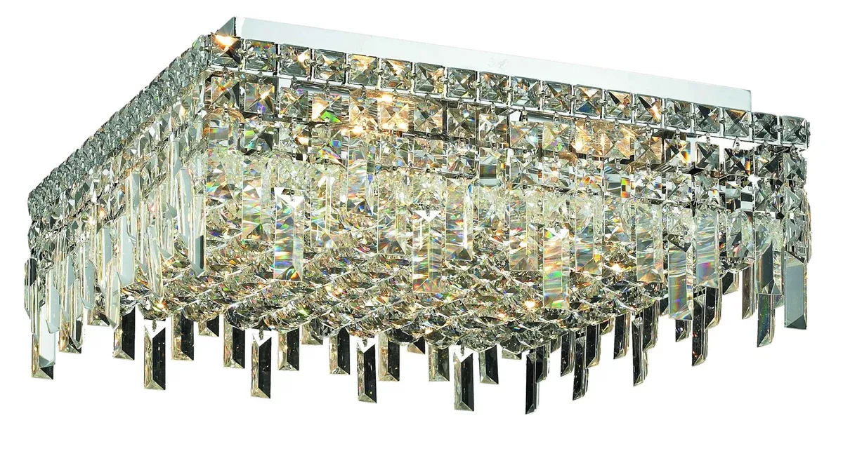 Elegant Lighting Flush Mount Light Elegant Cut V2033F20C/EC