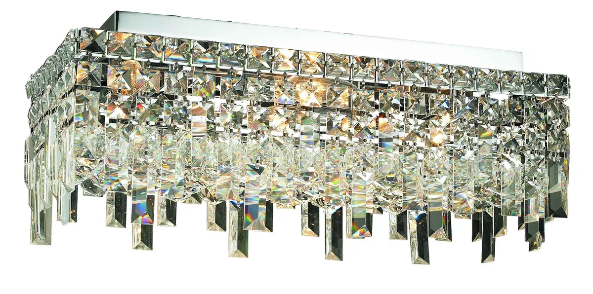 Elegant Lighting Flush Mount Light Elegant Cut V2035F20C/EC