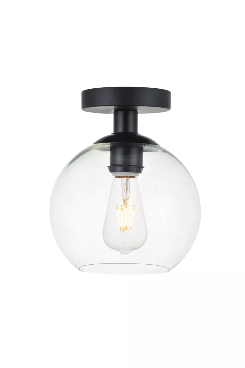 Elegant Lighting Flush Mount Light LD2204BK