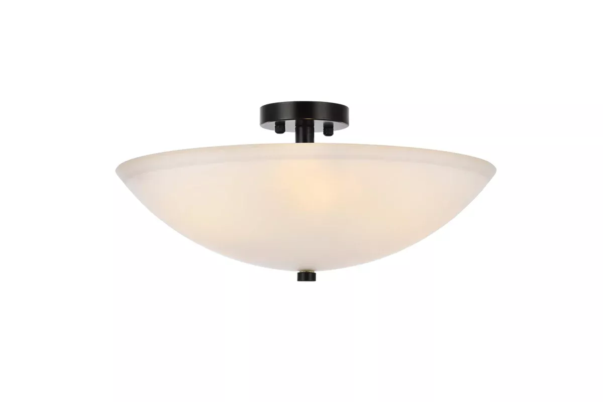 Elegant Lighting Flush Mount Light LD2349BK