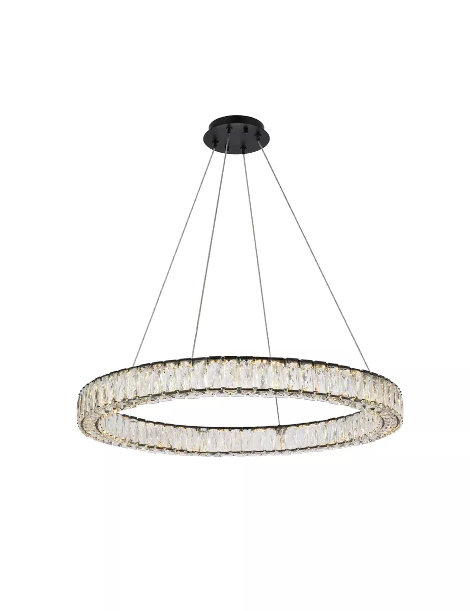 Elegant Lighting Pendant Light 3503D31BK