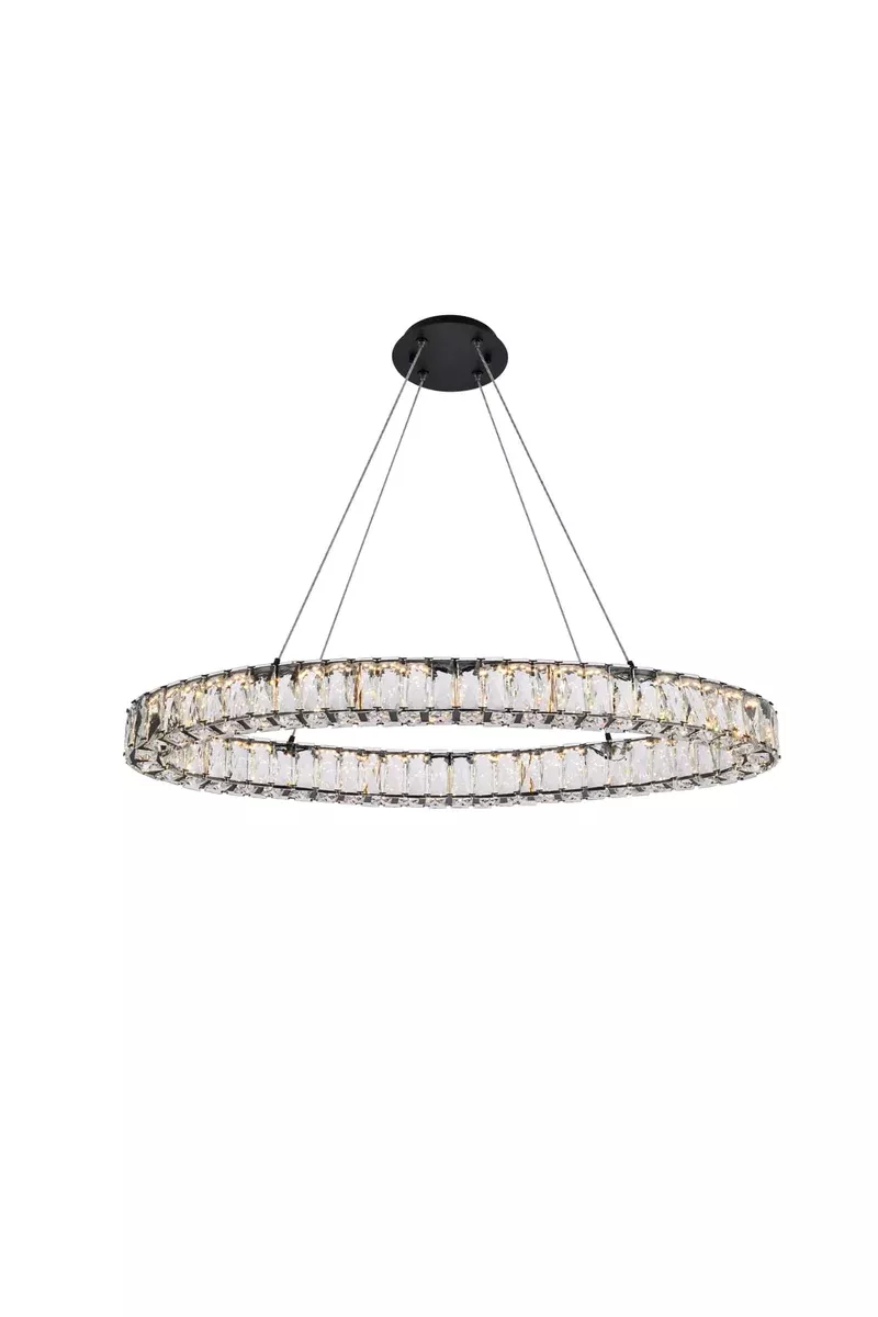 Elegant Lighting Pendant Light 3503D36BK