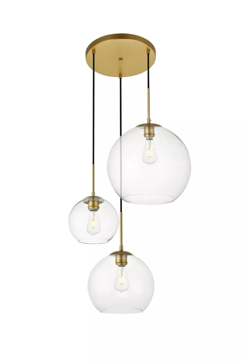 Elegant Lighting Pendant Light LD2218BR