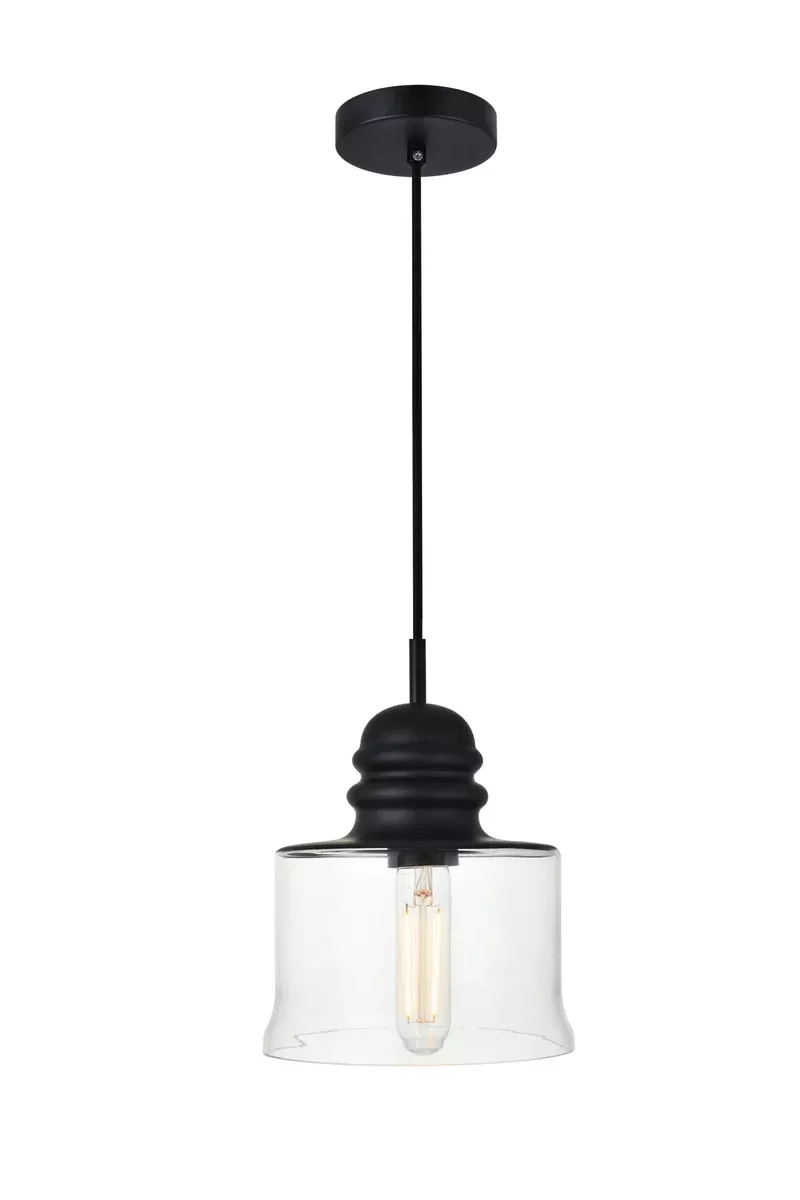 Elegant Lighting Pendant Light LD2253BK