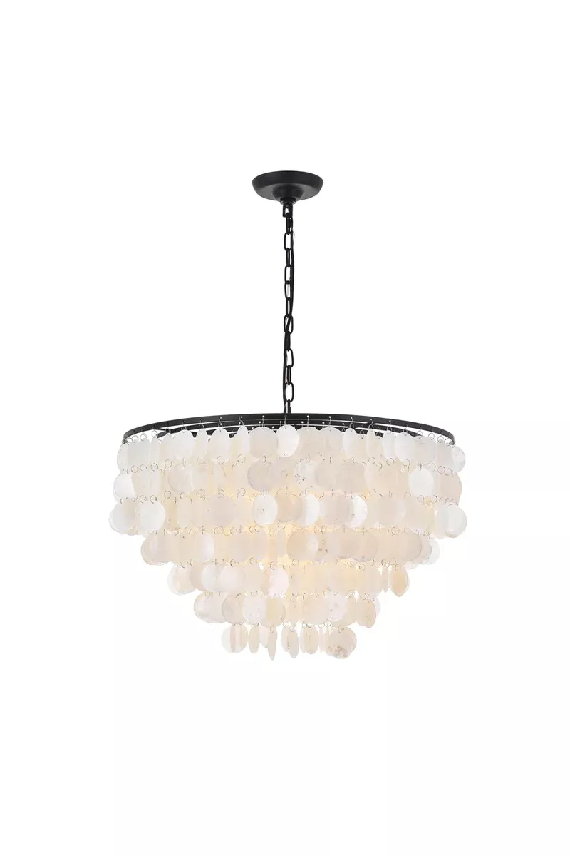 Elegant Lighting Pendant Light LD5050D24BK