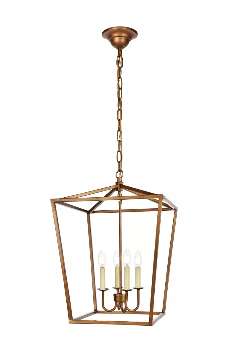 Elegant Lighting Pendant Light LD6008D17G