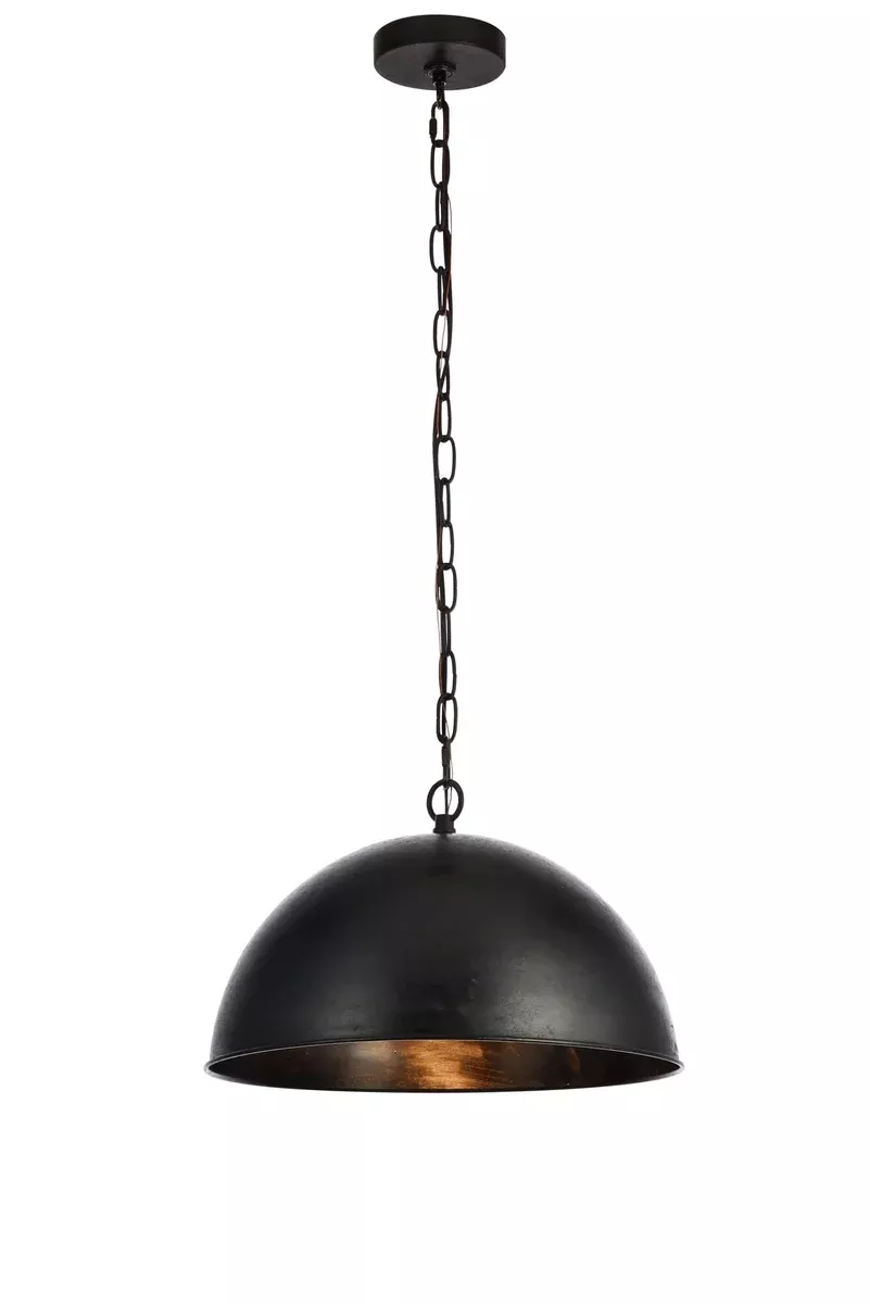 Elegant Lighting Pendant Light LD6013D15BK