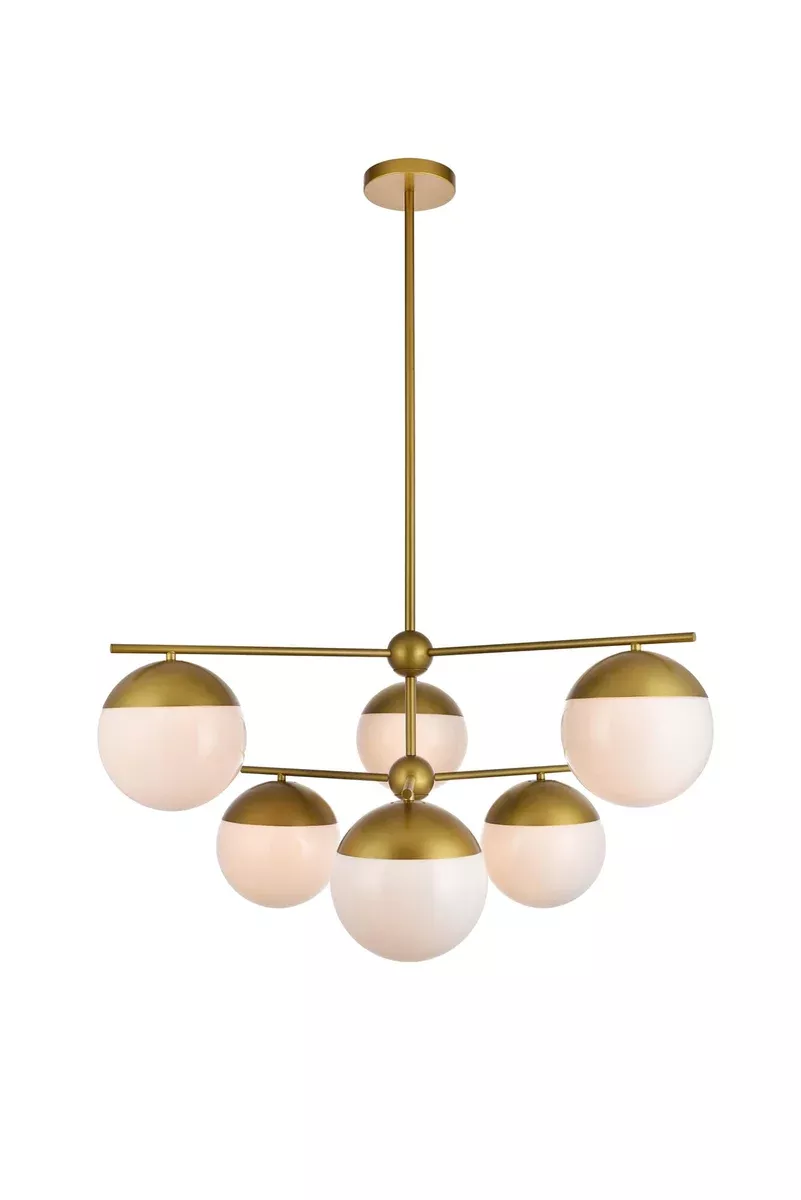 Elegant Lighting Pendant Light LD6144BR